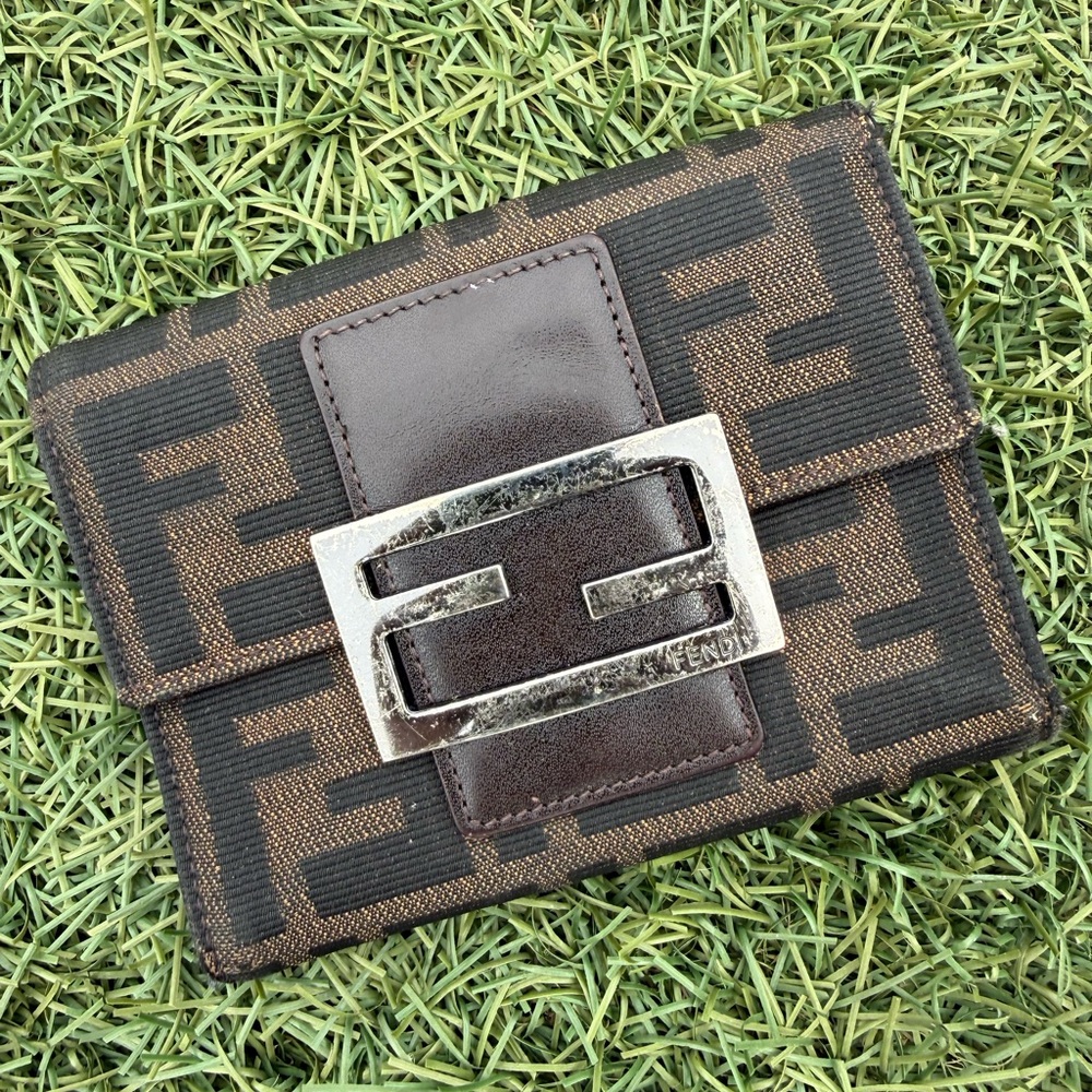 ✨ Fendi Zucca Mamma Short Wallet. Authentic